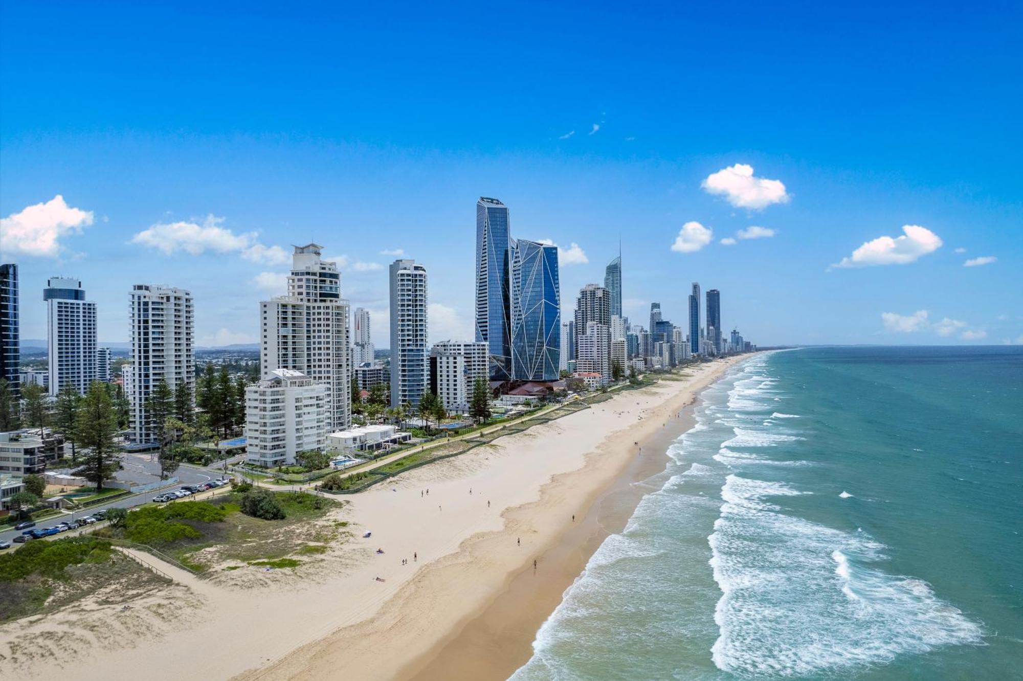 Viscount On The Beach Gold Coast Buitenkant foto